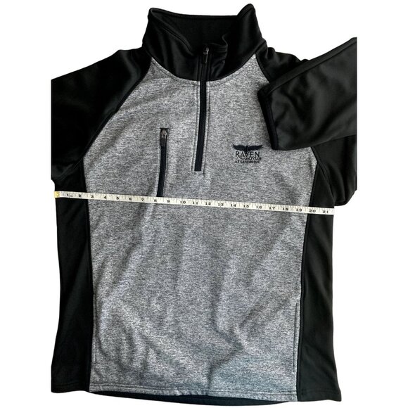 The Weather Co. Mens Golf Fleece Pullover Sweater Jacket Black & Gray XL - Picture 6 of 13